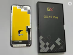 Hard OLED screen for iPhone 15 Plus, with its labelled box