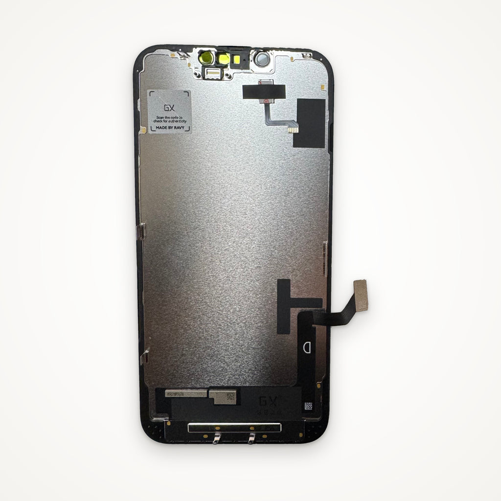 Hard OLED screen for iPhone 14, from the back