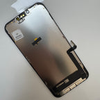 Hard OLED screen for iPhone 14 Plus, the back at an angle