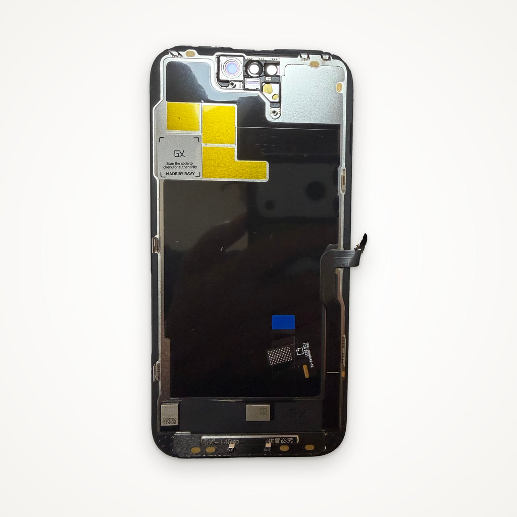 Hard OLED screen for iPhone 14 Pro, from the back