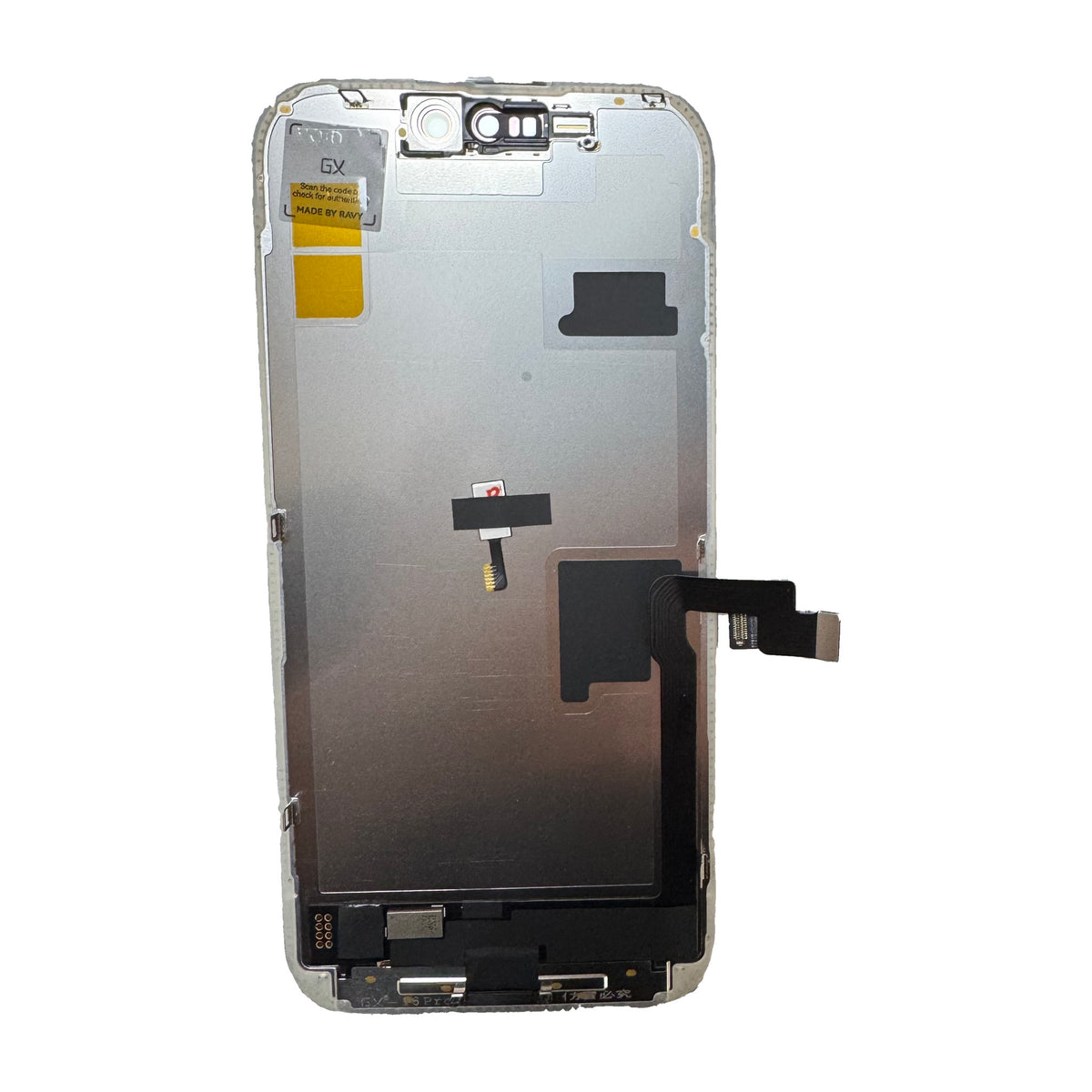 Photo of the same model's hard OLED screen, for its shape. A photo of this soft OLED screen is coming.