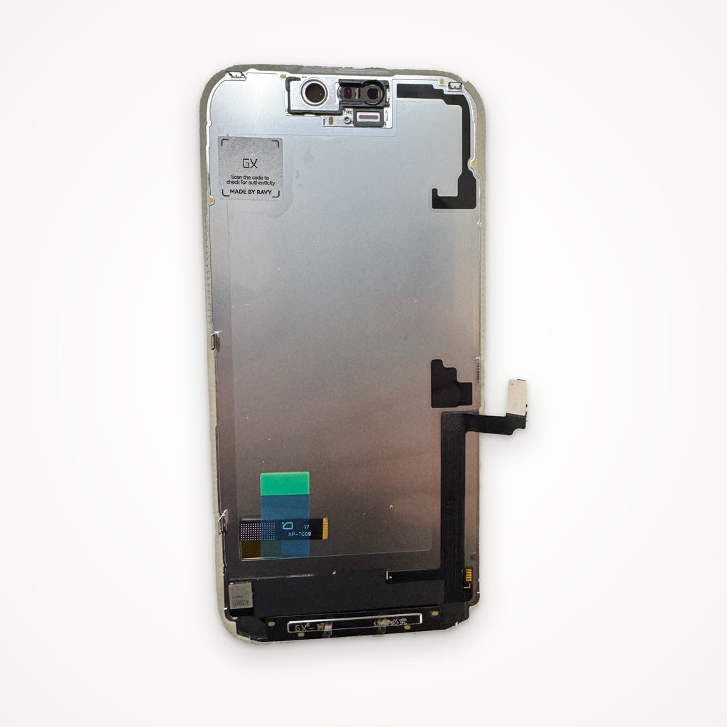 Hard OLED screen for iPhone 17, from the back