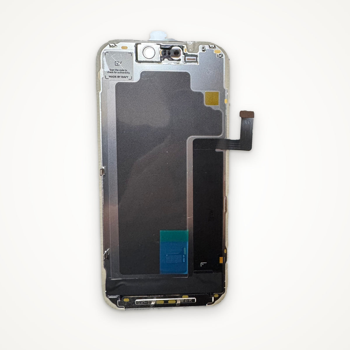 Hard OLED screen for iPhone 17 Pro, from the back
