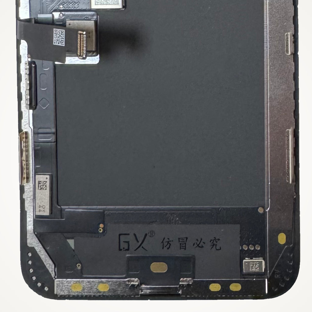 Hard OLED screen for iPhone XS Max, the lower back up close
