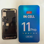 FHD incell LCD screen for iPhone 11 Pro beside its box