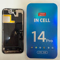 FHD incell LCD screen for iPhone 14 Pro beside its box