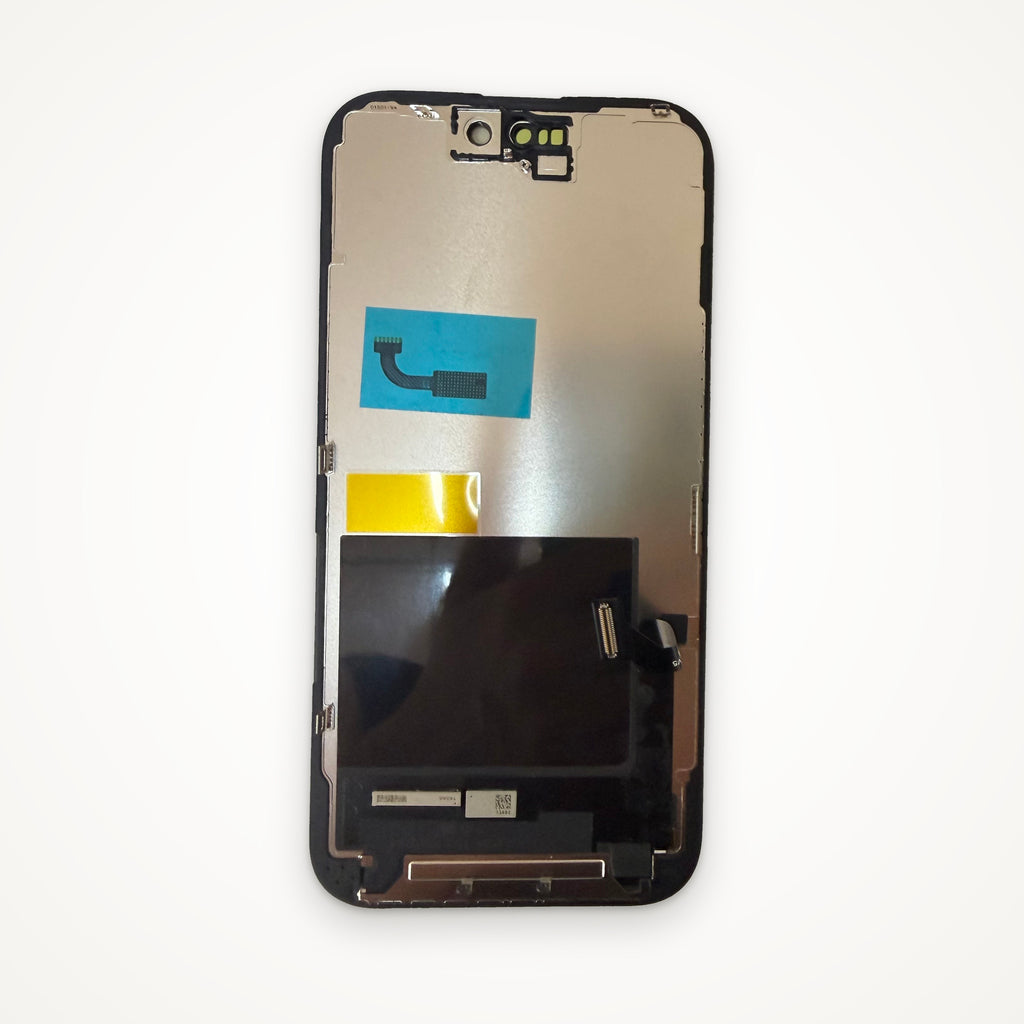FHD incell LCD screen for iPhone 15, from the back