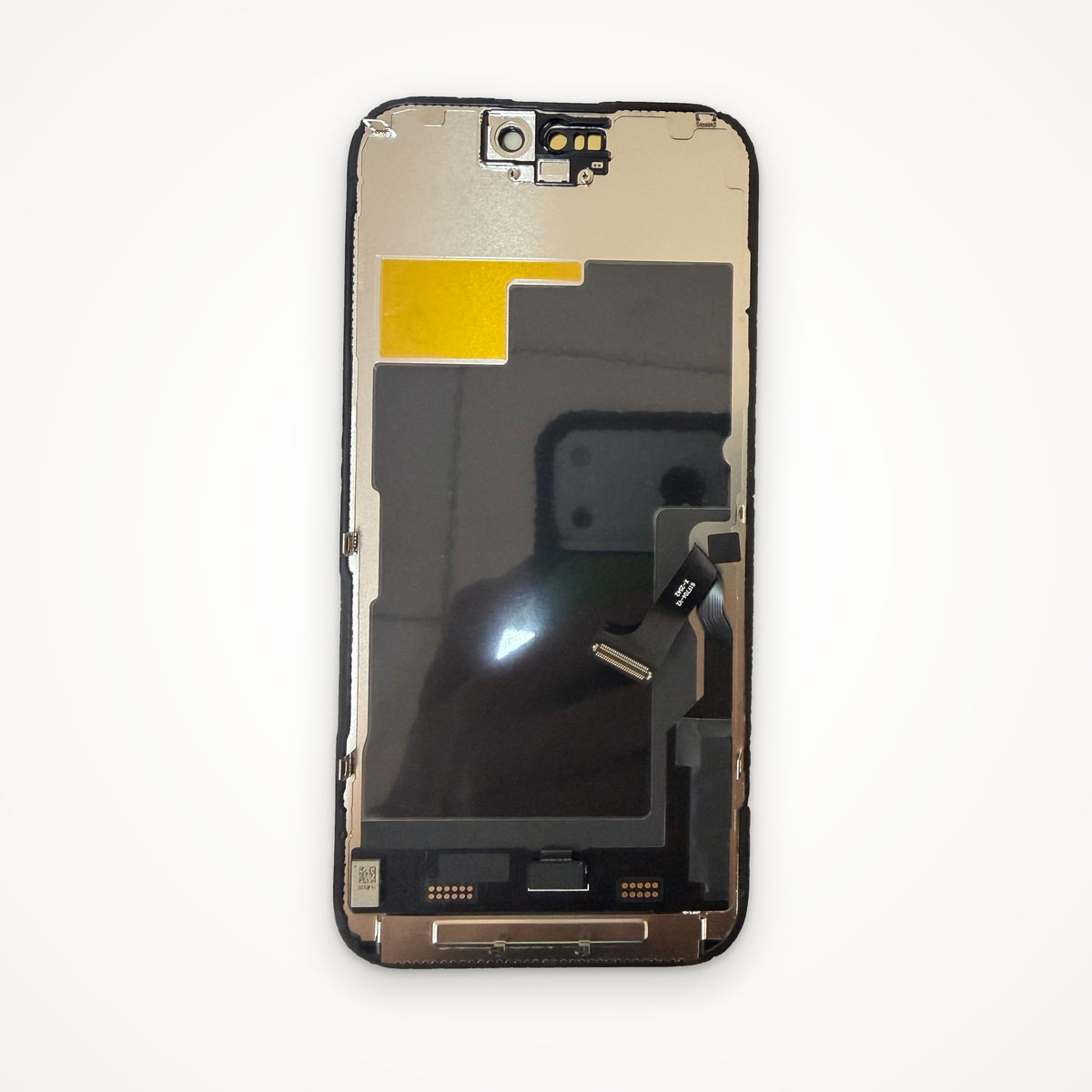 FHD incell LCD screen for iPhone 15 Pro, from the back