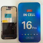 FHD incell LCD screen for iPhone 16 Pro beside its box