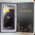 Soft OLED screen for iPhone 13 Pro Max in its tray, beside its labelled box