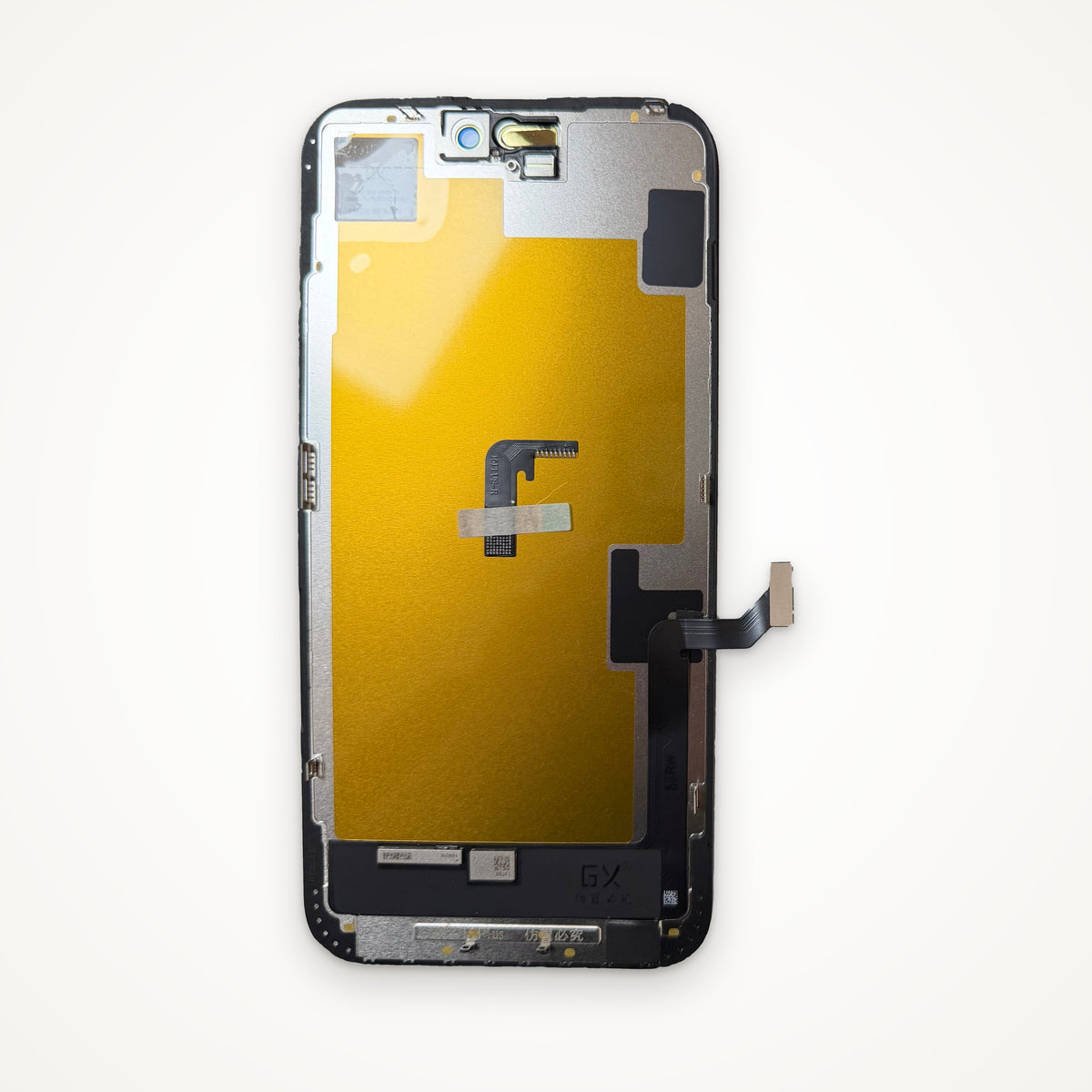 Soft OLED screen for iPhone 15 Plus, from the back